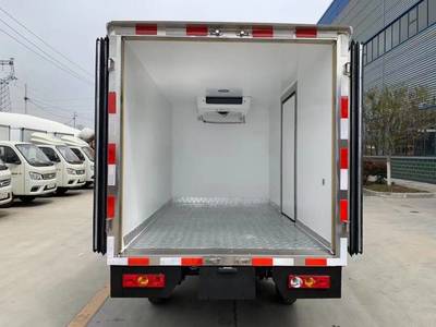 福田小型厢式保温车 汽油机保鲜冷冻车工厂直销